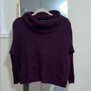 Cowl Neck Purple Sweater-Cynthia Rowley